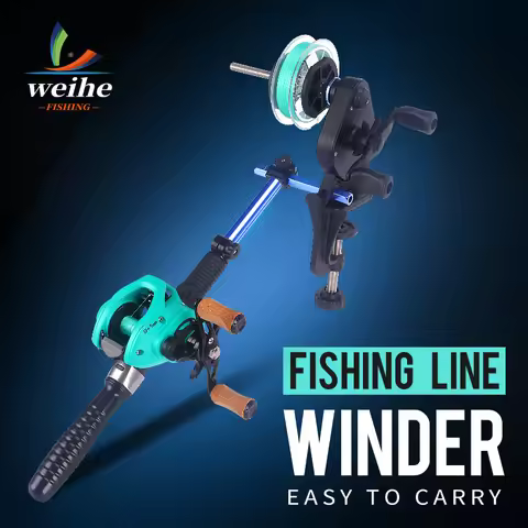 WEIHE 1pcs Dual Spool Line Winder For Fishing Reels Bait Reel