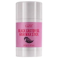 GZEkCastorOilHairWaxStick-FlyawayTaming,SplitEndRepair,EdgeControl&EdgeoothingforAllHairTypes,40g/1.