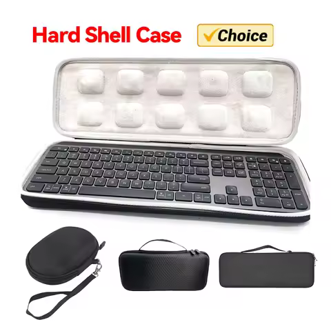 Waterproof Portable Carrying Case for Logitech MX Keys Wireless Keyboard Storage