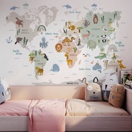 World Map Wall wallpaper sticker