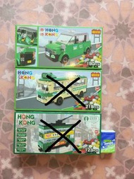 香港 電車/小巴/的士 積木模型