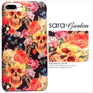 【Sara Garden】客製化 手機殼 SONY XZ3 玫瑰 碎花 骷髏 保護殼 硬殼