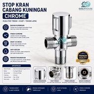 DAILY98 - CHROME BRASS BRANCH STOP FAUCET TOTO MODEL CLOSET STOP FAUCET