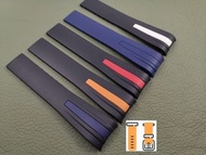 20mm錶帶 膠帶 粗色線  合用: Rolex膠帶  勞力士 膠錶帶  Rubber B Rubber Strap B 代用膠帶