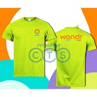 WONDR STAFF T-SHIRT BY BNI O LOGO UNIFORM TSHIRT EMPLOYEE WONDER BANK INDONESIA STATE FRIDAY