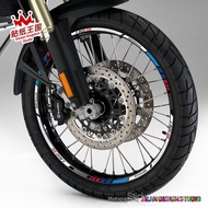 Ready Stock BMW BMW R1200GS F800GS F700GS F750 Reflective Rim Modified Motorcycle Wheel Sticker