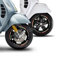 For Vespa Biagio GTS spring sprint 150/300 Motorcycle Wheel Frame Stripe Tape Decorative Decal  Wate