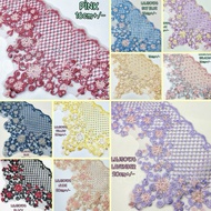 LHJS0476[1METER] TRIMMING DIAMOND BORDER LACE DIAMOND/BORDER LACE DIAMOND/ LACE BAJU NIKAH / LACE CA