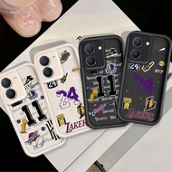 Casing Couple Phone For VIVO Y18 Y18E Y18S Y03 Y03T Y28S 4G 5G Cute Cartoon Silicone Number 11 Numbe