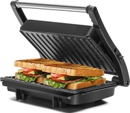 {UU61} Panini Press Grill Aigostar 1000W เครื่องทำแซนวิชพร้อมแผ่นเซรามิคไม่ติดเปิด180องศาสำหรับอาหาร