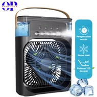 Ac Duduk Mini Portable Kipas Agin Air Cooler Pendingin Dan Penyegar Udara Ruang Kamar Rumah