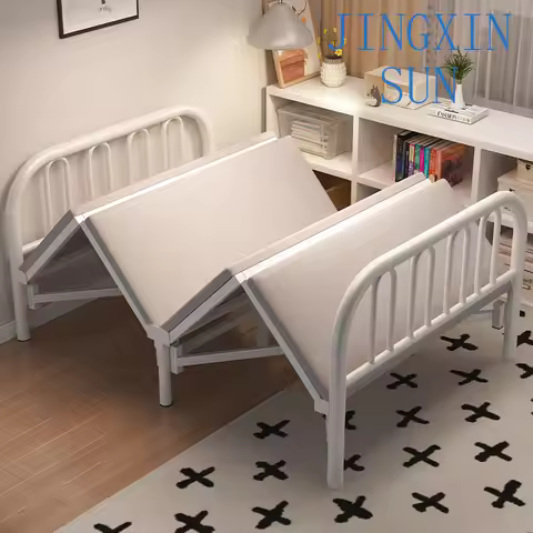 Rollaway bed single bed simple double bed 1.2 meters household lunch break small adult dormitory 1.5