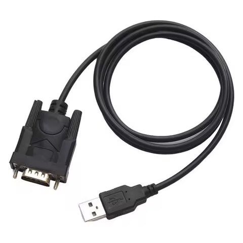 High Quality USB 2.0 to Serial RS-232 DB9 9Pin Adapter Converter Cable Length 0.8M USB TO RS232 SUPP