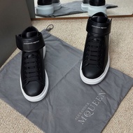 閒置新 未使用ALEXANDER MCQUEEN 麥昆黑色休閒鞋 附件：塵袋