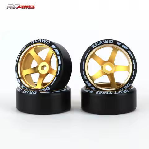RCAWD Alloy RC wheel rim+RC drift tire for 1/28 MINI-Z AWD AMZ MINI-Q AMR GLA DRZ MINI-D IW04M XRX B