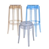 Ghost Chair Acrylic Bar Stool Crystal High Bar Stool GHOST Devil PC Bar stool bar chair Nordic style