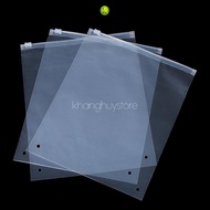 Flexible PE Ziplock bag in zipper with ventilation holes, 1kg wide, size from 25cm to 30cm for fashi