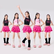 Jazz dance girls' performance outfit, street dance trendy outfit, children's performance outfit, che