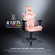 เก้าอี้เกมมิ่ง รุ่น x107 Plus RGB SPECTRUM GAMING CHAIR เก้าอี้เกมมิ่งเกียร์ไฟ