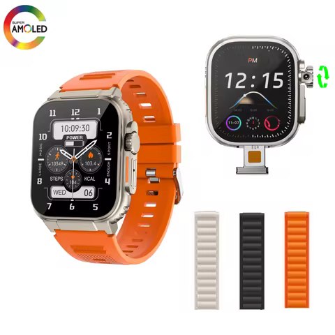 2024 New DW99 S9 Ultra Smart Watch 49mm 4G/5G LTE Android System 180° 800W Camera WIFI GPS Smartwatc