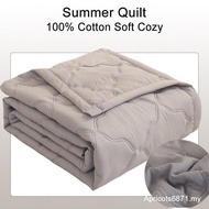Thin Quilt Summer Quilt Plain Air-conditioner quilt Single Queen King Apricots BWGA
