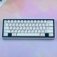 153Keys Black Pink Minimalist White Keycaps Cherry Profile PBT Dye Sublimation Mechanical Keyboard Keycap For MX Switch ISO Ente
