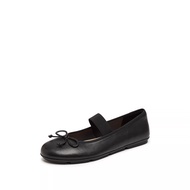 Staccato Womens Ballet Flat Court Shoes รองเท้าบัลเล่ต์ หัวกลม รองเท้าส้นตึก EG705