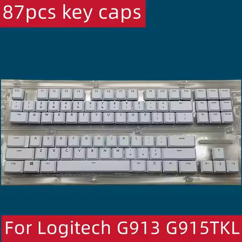 1 complete set of key caps for Logitech mechanical keyboard 87 104 109keys G413/G512/G813G815/G913G9