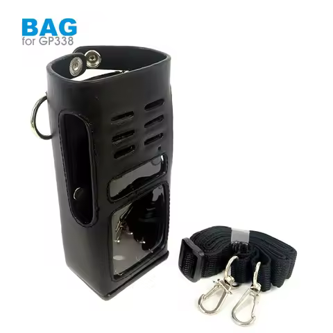 PU Leather Bag Case for Motorola GP338 GP360 GP380 HT1250 Walkie Talkie Two Way Radio Hard Holster P