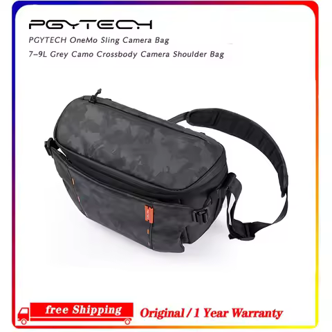 PGYTECH OneMo 7‑9L Grey Camo Waterproof Sling Camera Crossbody Bag FOR Sony Canon Nikon DJI Camera G