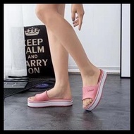 ☇◑ 【ZLACK】Closs Style CLOSS High Heels House Slipper Slides Slipper For Women 36-40