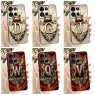 For Motorola Moto G75 Case MotoG15 Cool Crown Letters Cover Soft TPU Phone Case For Motorola Moto G1