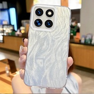 Luxury Laser Silver Gradient Case For Motorola Moto G15 G05 E15 Phone Case Motorola Moto G75 G56 5G 