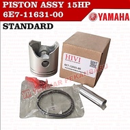 MESIN 15HP Piston Assy STD 6E7-11631-00-97 Yamaha Speed Boat 15PK HAVI KTC Outboard Engine