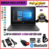 HP WINDOWS 10 PRO RAM 4GB SSD16GB ORIGINAL LAPTOP