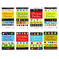 Usborne Puzzle Activities Book Logic Games Brain Games Puzzle Memory Games Word Puzzles