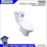 Toto - Closet Kloset Toilet Duduk Cw422J Sw422Jp / Cw 422 J Sw Jp
