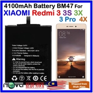 Grade A++ 4100mAh Battery BM47 Fit For XIAOMI Redmi 3 Redmi 3s / Redmi 3x / Redmi 3 Pro / Redmi 4x