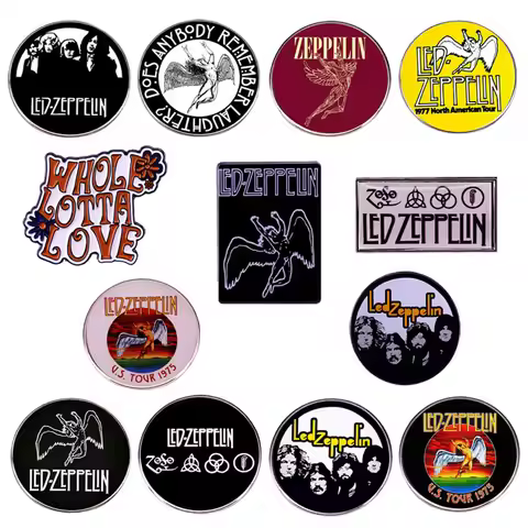 Popular Elements Series Flight Describe Badge Classic Rock Band Sign Backpack Hat Jacket Decorate Br