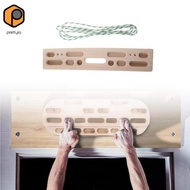 prettyia Rock Climbing Hanging Board Fingerboard Train Bouldering Gifts Wooden Hanging