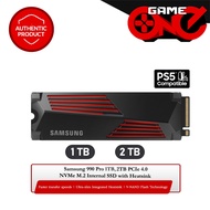 Samsung 990 Pro 1TB, 2TB PCIe 4.0 NVMe M.2 Internal SSD with Heatsink