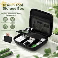 CURTES Insulin Tools Storage Case, Dust-proof Waterproof Insulin Vial Carrying Box, Portable Zippers