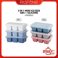 3 IN 1 Ice Cube Maker | Ice Cube Mould Mold | Ice Cube Tray | Silicone Ice Cube | Square Maker Ice C