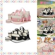 [Wunit] Diaper Bag, Mommy Tote Bag with Changing Pad, Baby Essentials Bag, Travel Diaper Bag for Working