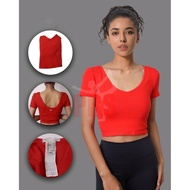 PBS | Women Backless Top / Women's sports tops / gym tops zumba Crop tops Gymnastics clothes