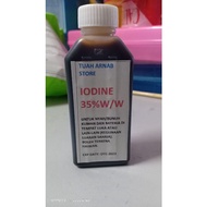 IODINE 35% untuk ternakan yang terluka ,nyah/hapuskan kuman dan bakteria