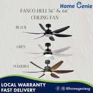FANCO HELI 56" & 66" DC MOTOR CEILING FAN (Installation Service Please Contact Live Seller)
