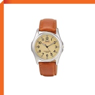 [Citizen Q&amp;Q] Wrist Watch Analog Solar Waterproof Leather Belt Men's Brown H044-303
