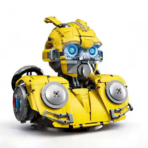IN STOCK MOC Technical Classic Robot Mech Building Blocks Model Half-body Head Bricks Assembling Toy