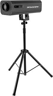 230W Follow Spot Light, LED Stage Spotlight with Tripod Stand, Stage Effect DJ Wash Light Beam Manua